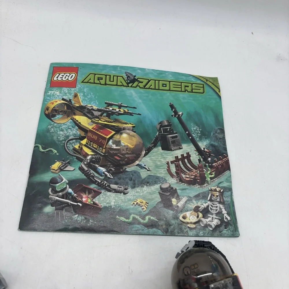 RARE Lego 7776 Aquazone Aquaraiders Shipwreck 99% Complete w/ Manual